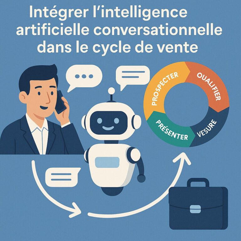 Intégrer l&rsquo;intelligence artificielle conversationnelle dans le cycle de vente